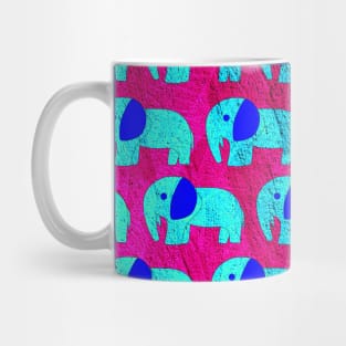 pink elephant mandala ecopop Mug